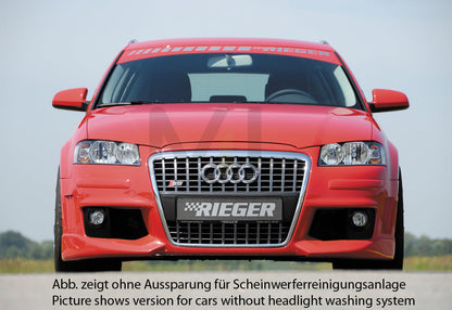 Rieger 00056744 Audi 8P A3 Front Bumper - R-Frame 4 | ML Performance UK Car Parts
