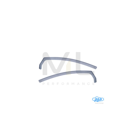 DGA 18045 Wind deflectors for OPEL Astra J Hatchback (P10) Arrow direction, Front, inner