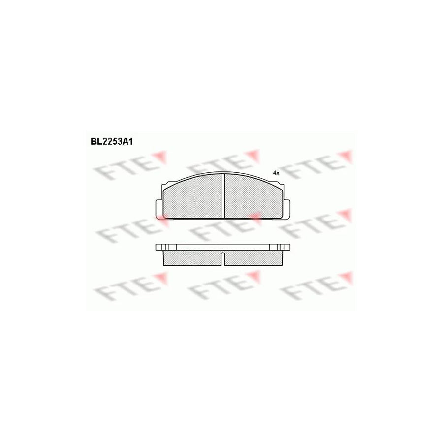 FTE Bl2253A1 Brake Pad Set