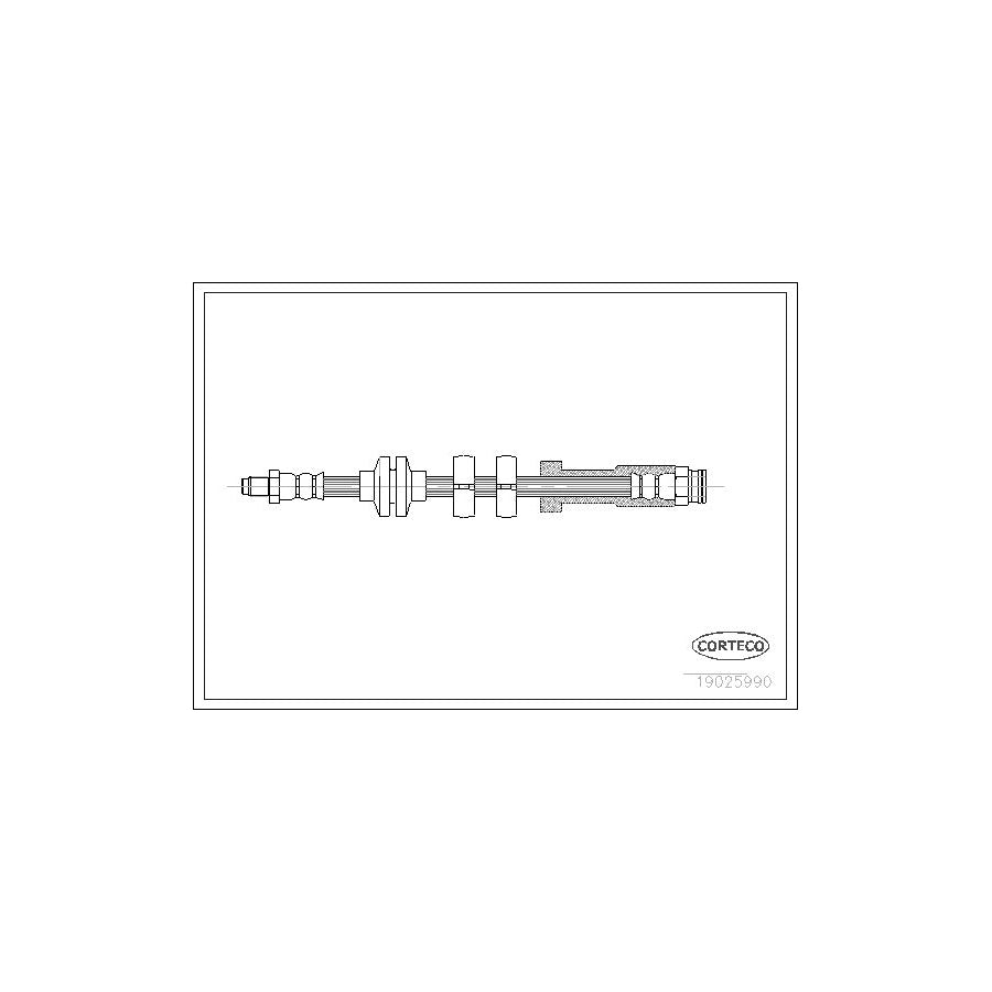 Corteco 19025990 Brake Hose