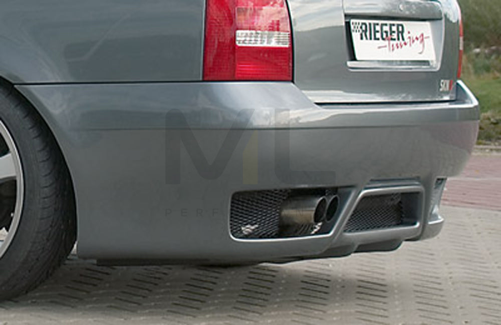Rieger 00055056 Audi B5 A4 Rear Bumper 2 | ML Performance UK Car Parts