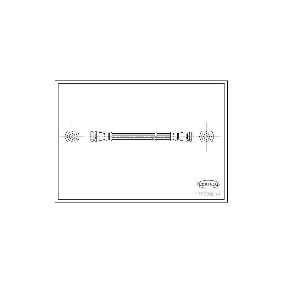 Corteco 19026274 Brake Hose
