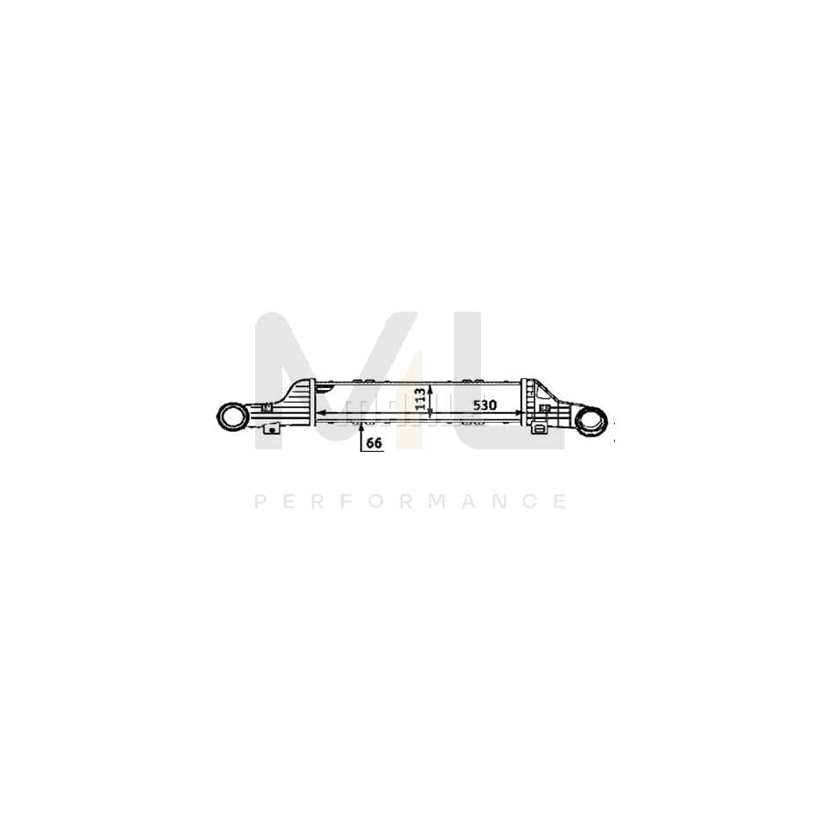 MAHLE ORIGINAL CI 70 000P Intercooler suitable for MERCEDES-BENZ E-Class | ML Performance Car Parts