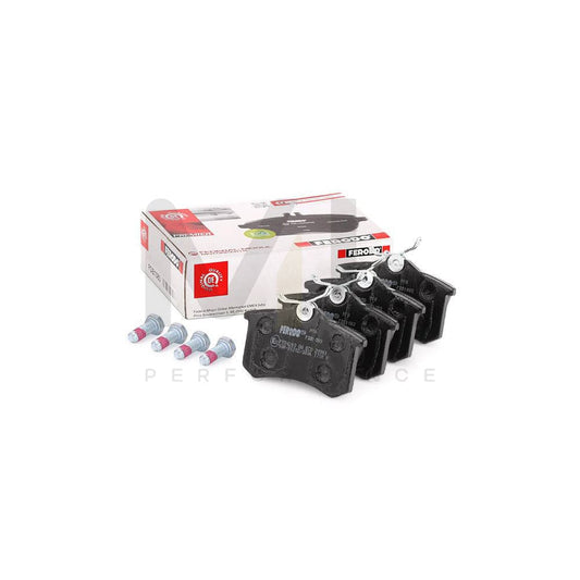 Ferodo Premier Eco Friction FDB1083 Brake Pad Set Not Prepared for Wear Indicator, With Brake Caliper Screws, With Accessories