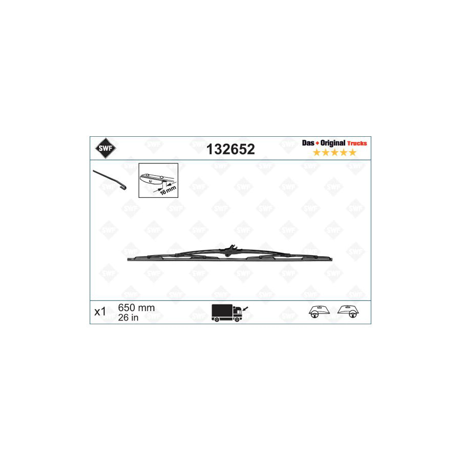 Swf Das Original Trucks, Original Wiper Blade