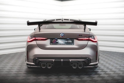 MAXTON DESIGN CF-BM-4-G82-M-RS1-245-P CARBON FIBER REAR DIFFUSER BMW M4 G82 / M3 G80 | ML Performance