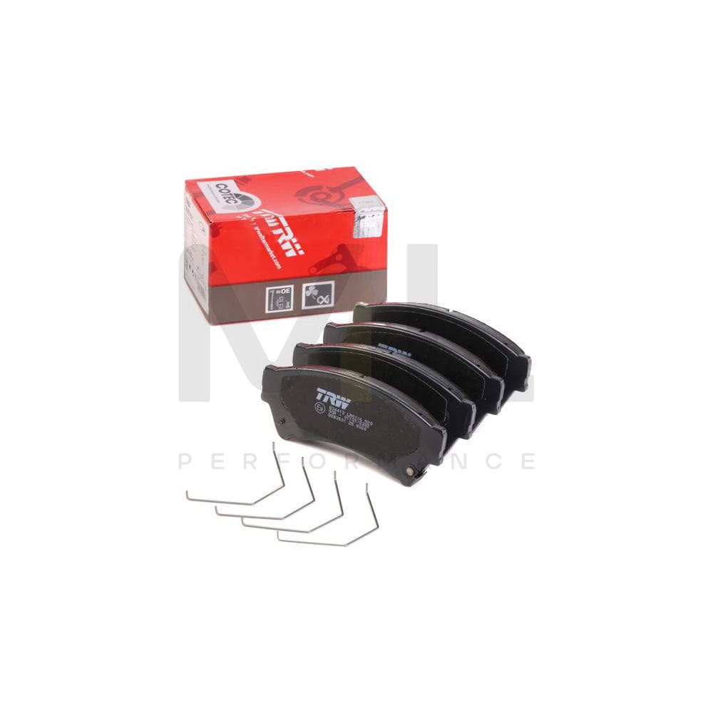 TRW Cotec Gdb3501 Brake Pad Set With Acoustic Wear Warning, With Accessories