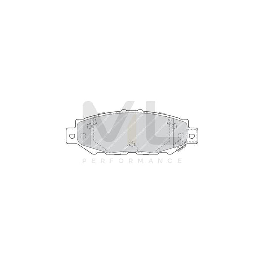 Ferodo Premier FDB1703 Brake Pad Set With Acoustic Wear Warning