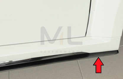 Rieger 00055182 Audi 8J-FV 8S Side Skirt Splitter (TT, TTS & TTRS) 9 | ML Performance UK Car Parts