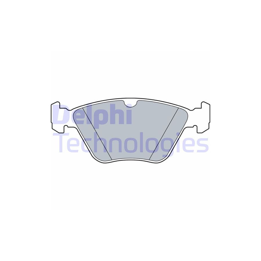 Delphi Lp3517 Brake Pad Set Suitable For Mercedes-Benz E-Class