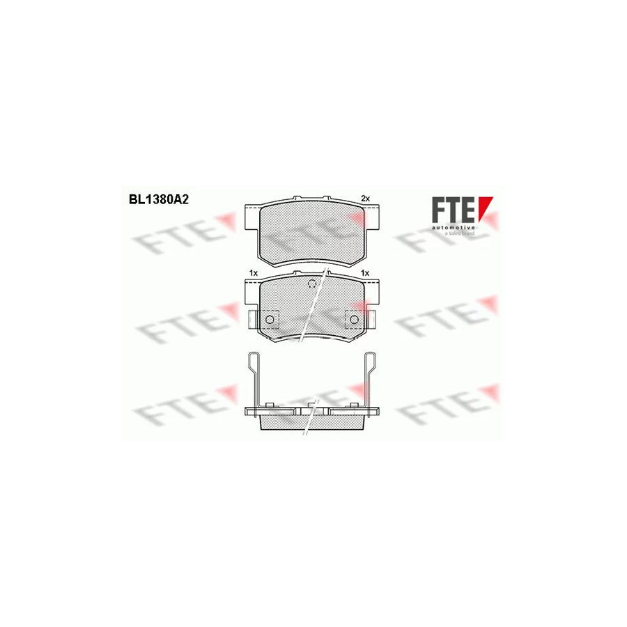 FTE Bl1380A2 Brake Pad Set