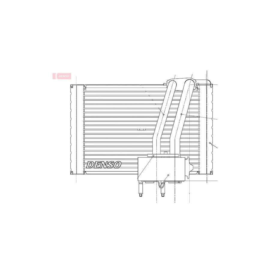 DENSO DEV07005 Air Conditioning Evaporator