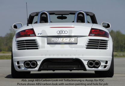 Rieger 00099051 Audi 8J TT Rear Bumper 6 | ML Performance UK Car Parts