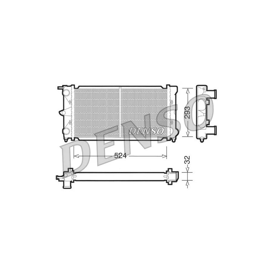DENSO DRM32020 Engine Radiator