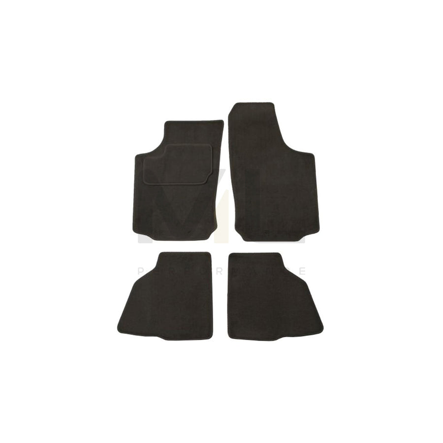 MAMMOOTH A041 OPL130 PRM 02 Floor mat set for OPEL Corsa C Hatchback (X01) Textile, Front and Rear, Quantity: 4, Grey