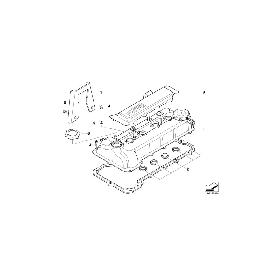 Genuine BMW 11127777462 E90 Bracket, Cable Harness (Inc. 320si)
