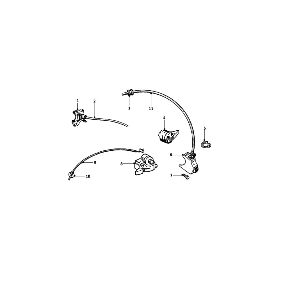 Genuine BMW 61318070198 Rubber Grommet R25/2-69S (Inc. R51/3, R69 & R50 S)