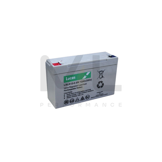 Lucas LSLA12-6 SLA Battery 6V 12Ah