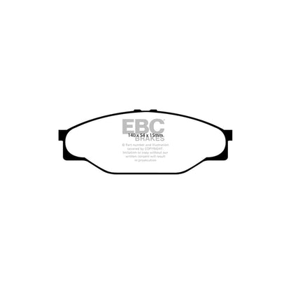 EBC PDKF2027 Toyota Ultimax Front Brake Pad & Plain Disc Kit (Inc. Hi-Ace & Hi-Lux) 2 | ML Performance UK Car Parts