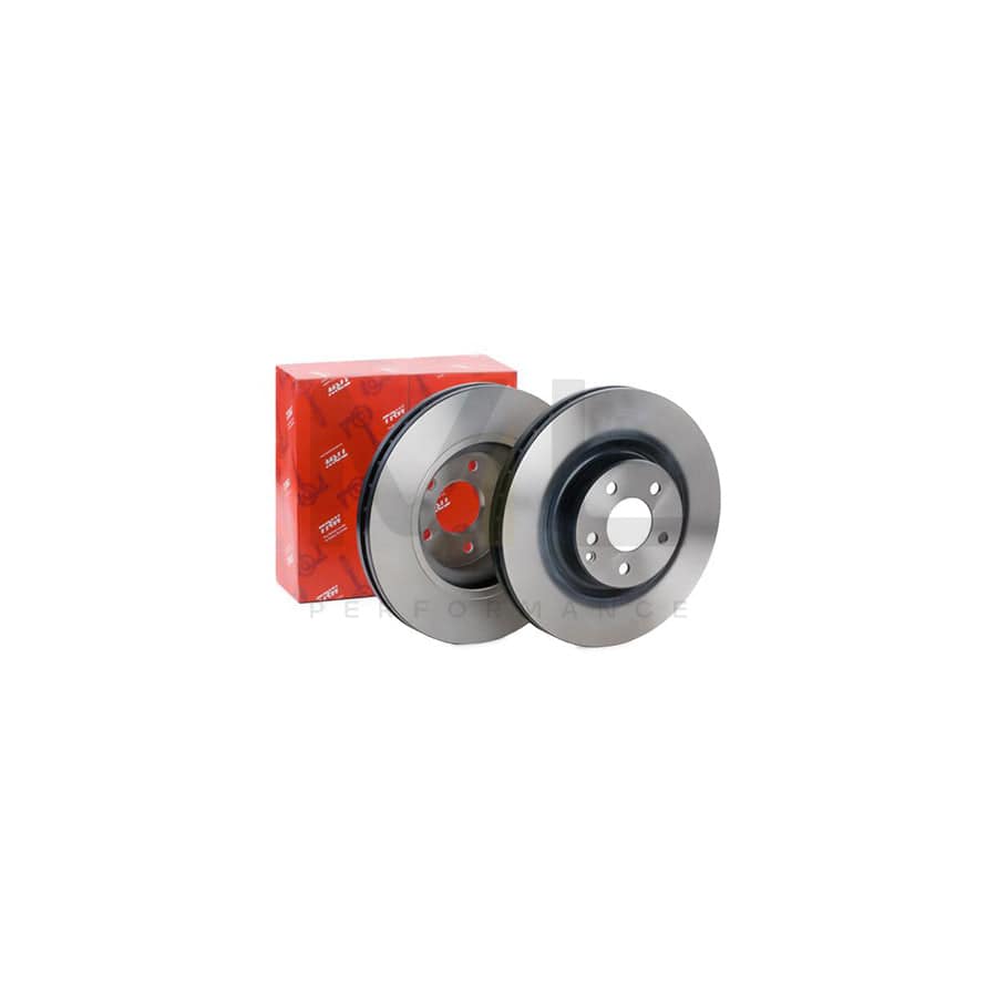 TRW DF7351S Brake Disc Vented, Painted  - 1 piece