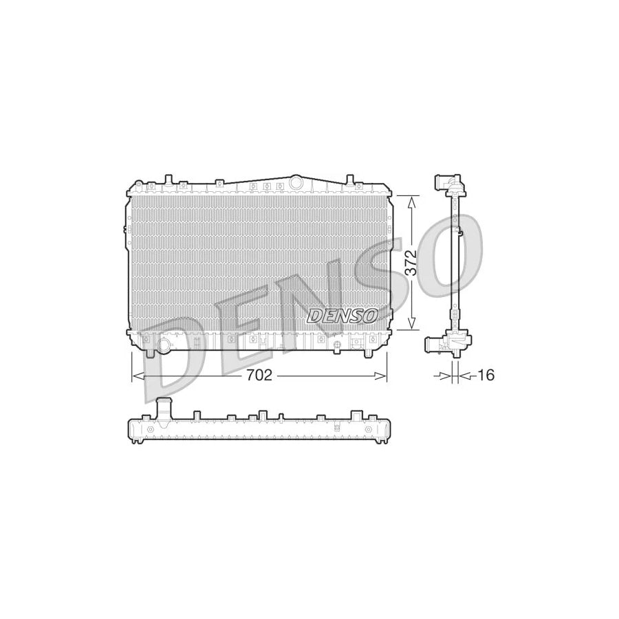 DENSO DRM08004 Engine Radiator