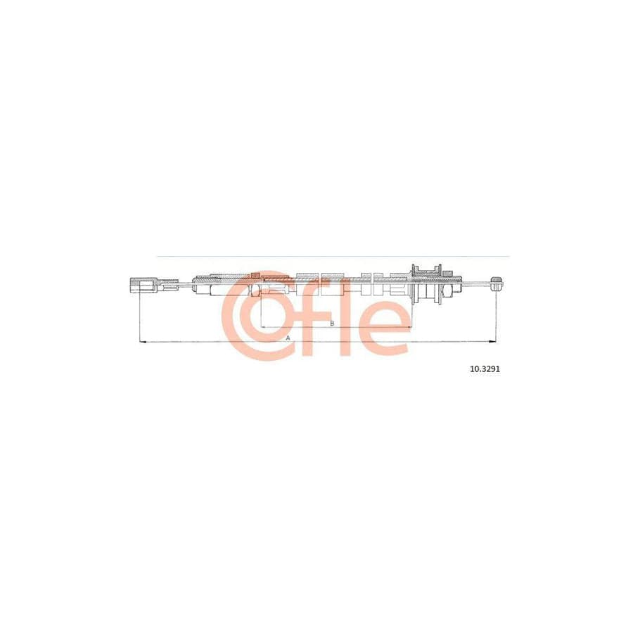 Cofle 10.3291 Clutch Cable for VW Lt
