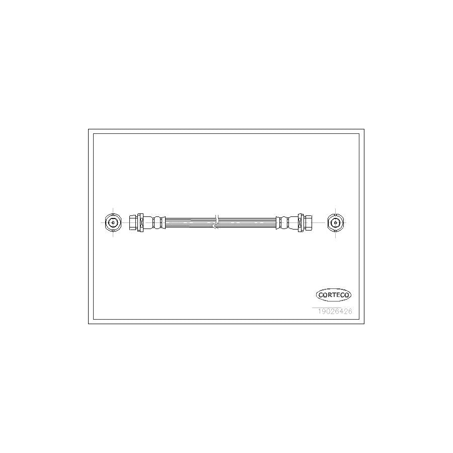 Corteco 19026426 Brake Hose for Ford Mondeo