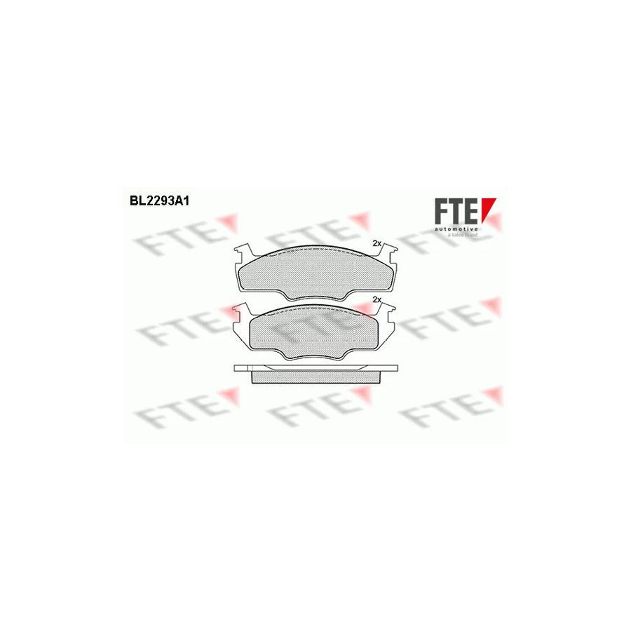 FTE Bl2293A1 Brake Pad Set