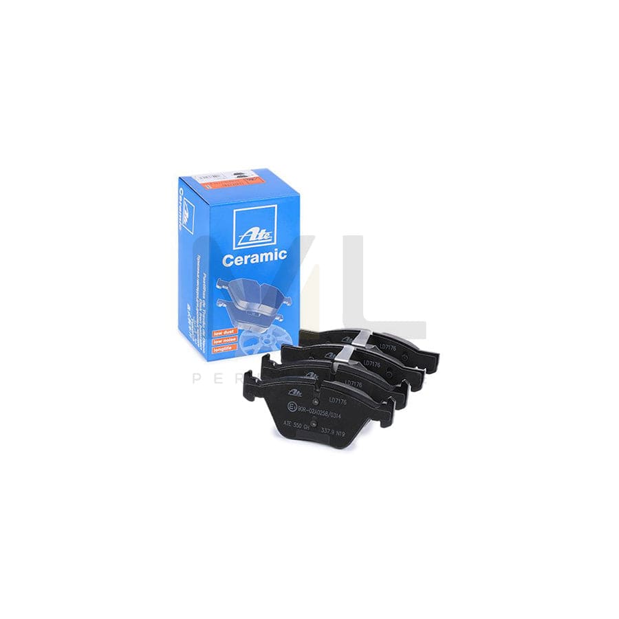 ATE Ceramic 13.0470-7176.2 Brake pad set for BMW 5 Series excl. wear warning contact, prepared for wear indicator