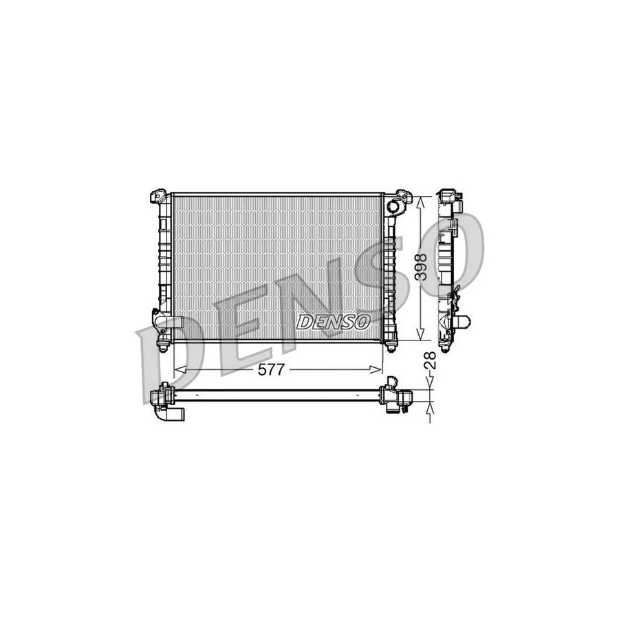 DENSO DRM05100 Engine Radiator