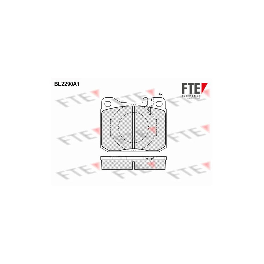 FTE Bl2290A1 Brake Pad Set
