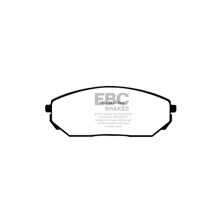 EBC PDKF1025 Kia Sorento Ultimax Front Brake Pad & Plain Disc Kit 2 | ML Performance UK Car Parts