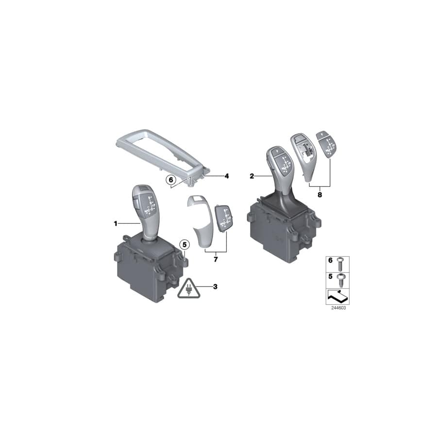 Genuine BMW 61317950396 F10 F26 F12 Gear Selector Switch (Inc. 525dX, ALPINA B6 & 518d)