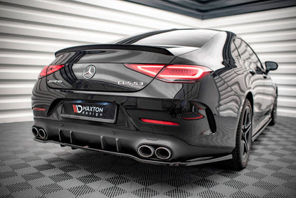 Maxton Design Mercedes Benz CLS 53 AMG C257 Central Rear Splitter (with vertical bars)