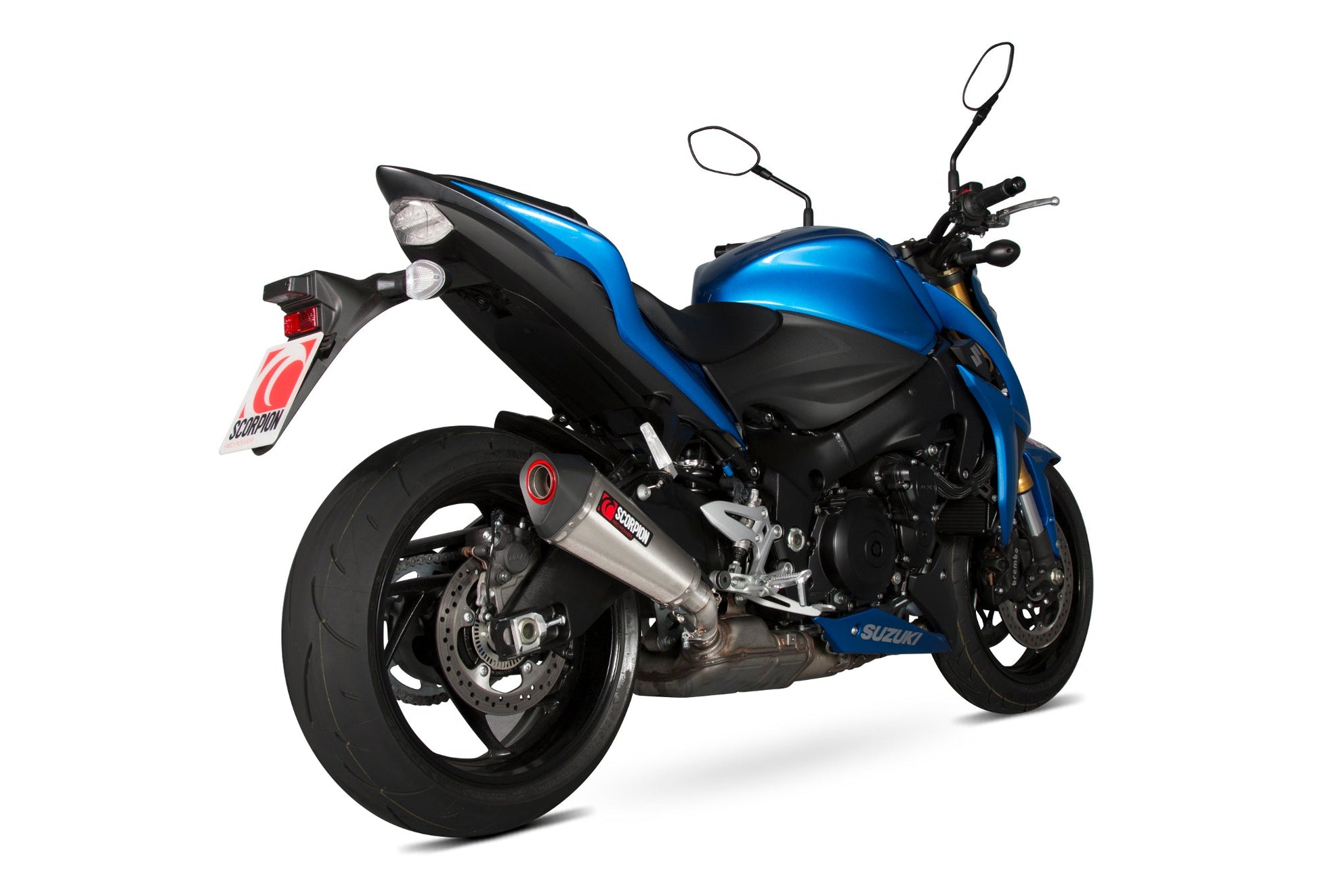Scorpion RSI117SEO Suzuki Serket Taper Slip-On - Brushed Stainless Steel Sleeve (GSX-S 1000 / GSX-S 1000 F) | ML Performance UK UK