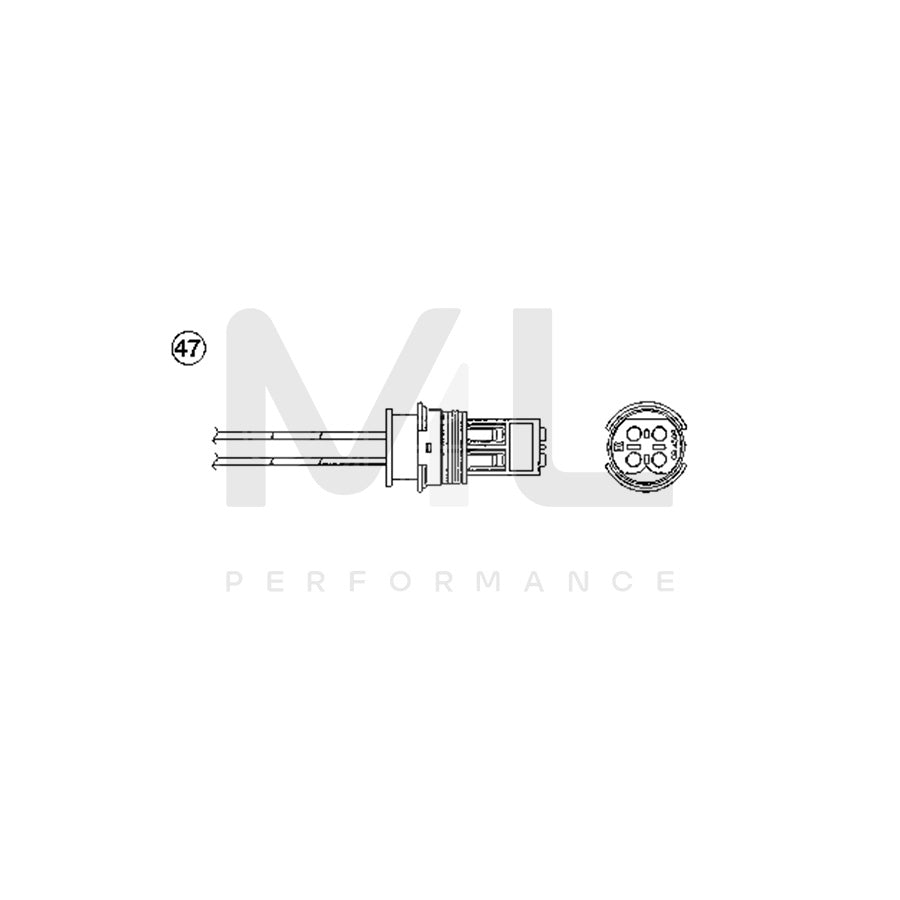NTK Lambda Sensor / O2 Sensor (NGK 1524) - OZA448-E60 | ML Car Parts UK | ML Performance