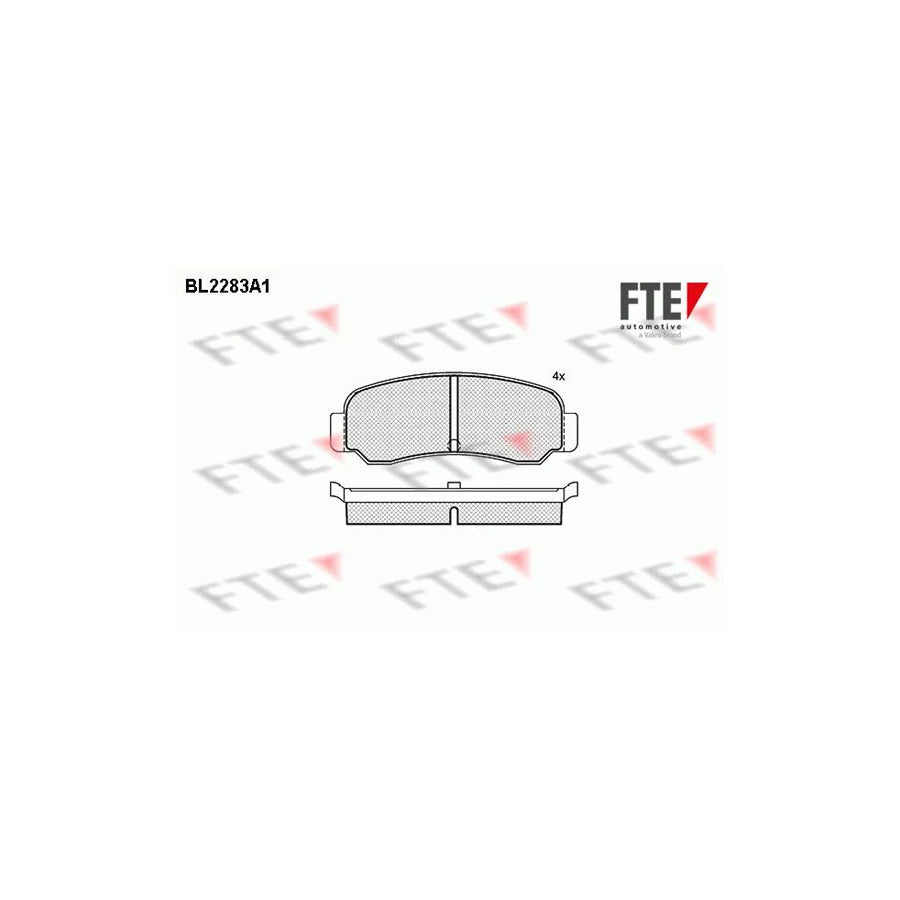 FTE Bl2283A1 Brake Pad Set for Mitsubishi Lancer