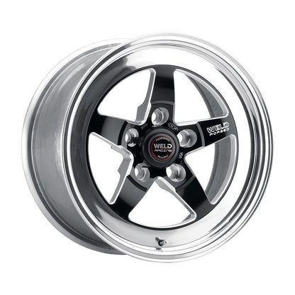 Weld 71LB-510A35A S71 Wheel 15x10.3 5x4.5 ET-55 BS3.5 Black Center - Polished Shell