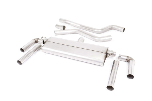 MillTek SSXFD322 Ford Focus GPF/OPF Back with Titanium GT-115 Trims - EC Approved
