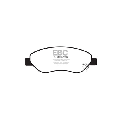 EBC PD40K1439 Opel Vauxhall Corsa D Ultimax Pad & Plain Disc Kit - Bosch Caliper 2 | ML Performance UK Car Parts