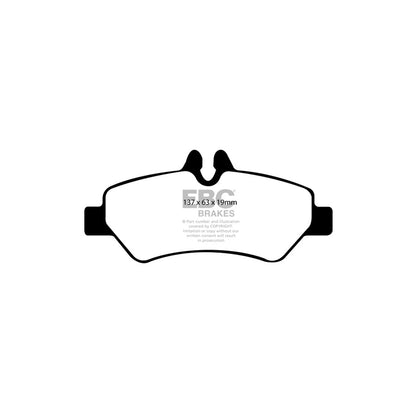 EBC PD40K2000 Mercedes-Benz VW Ultimax Pad & Plain Disc Kit - Brembo Caliper 3 | ML Performance UK Car Parts