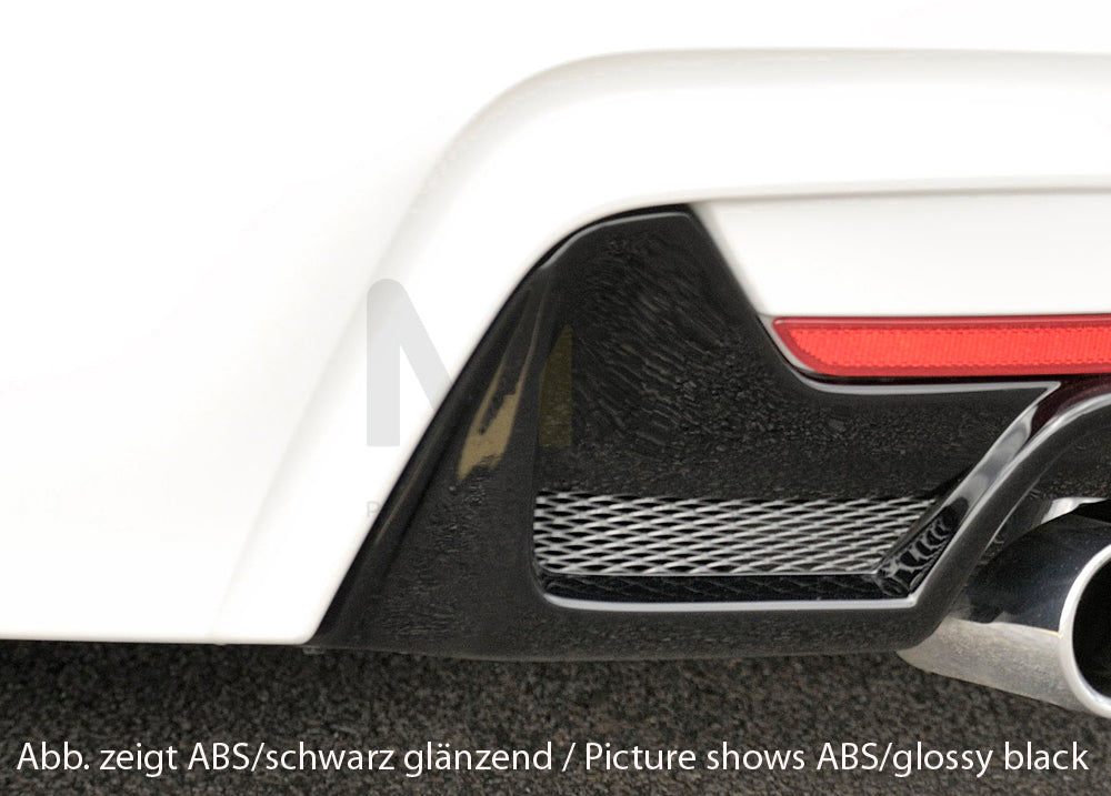 Rieger 00053490 BMW 4 Series F32 F33 F36 Rear Diffuser - Carbon Look 5 | ML Performance UK Car Parts