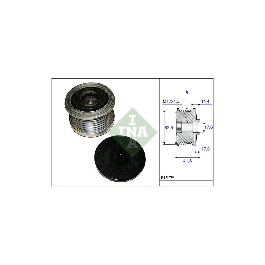 Ina 535 0147 10 Alternator Freewheel Clutch