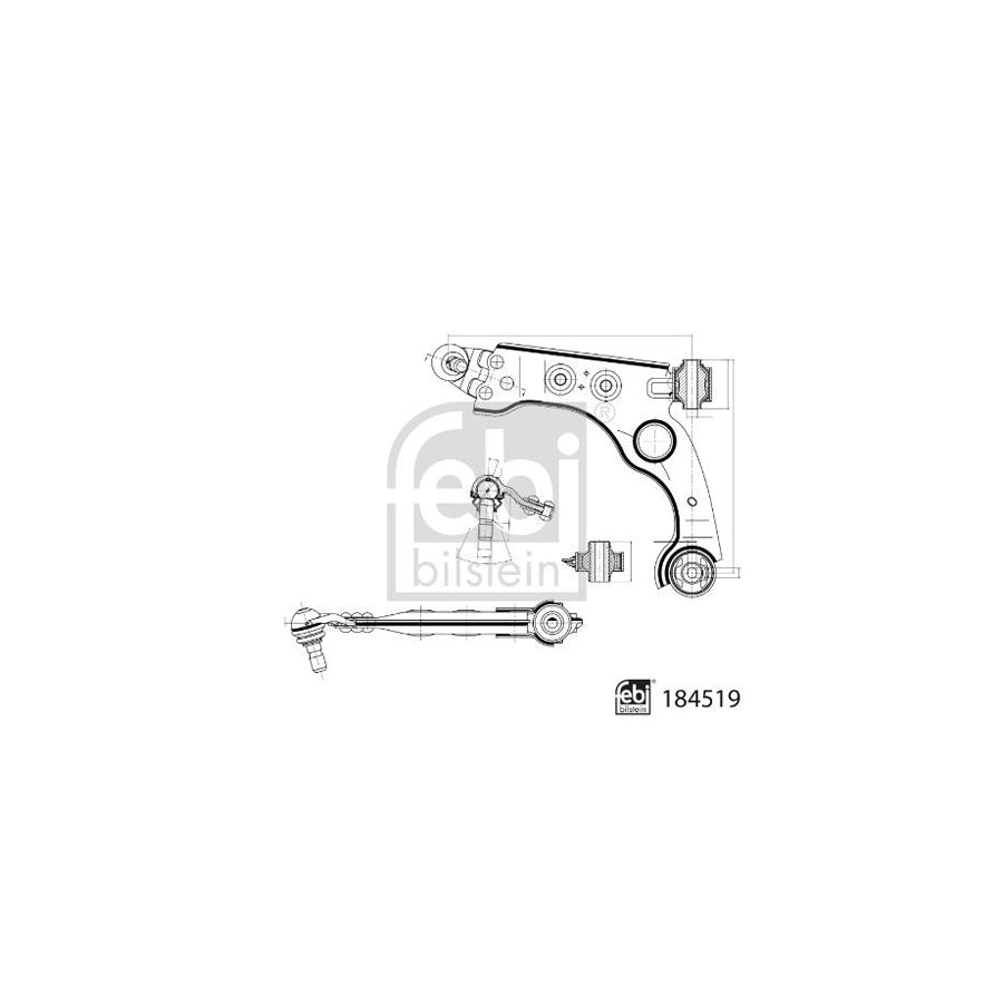 Febi Bilstein 184519 Suspension Arm For Alfa Romeo Giulietta