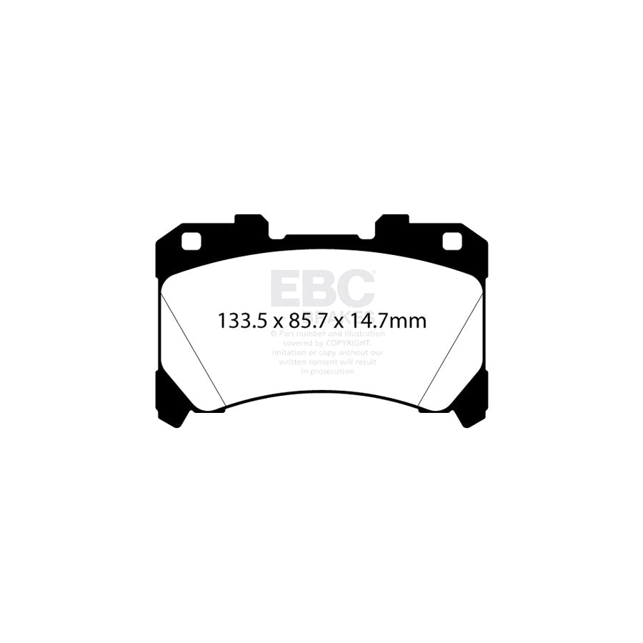 EBC DP52430NDX Toyota Yaris GR Bluestuff NDX Front Brake Pads  2 | ML Performance UK Car Parts