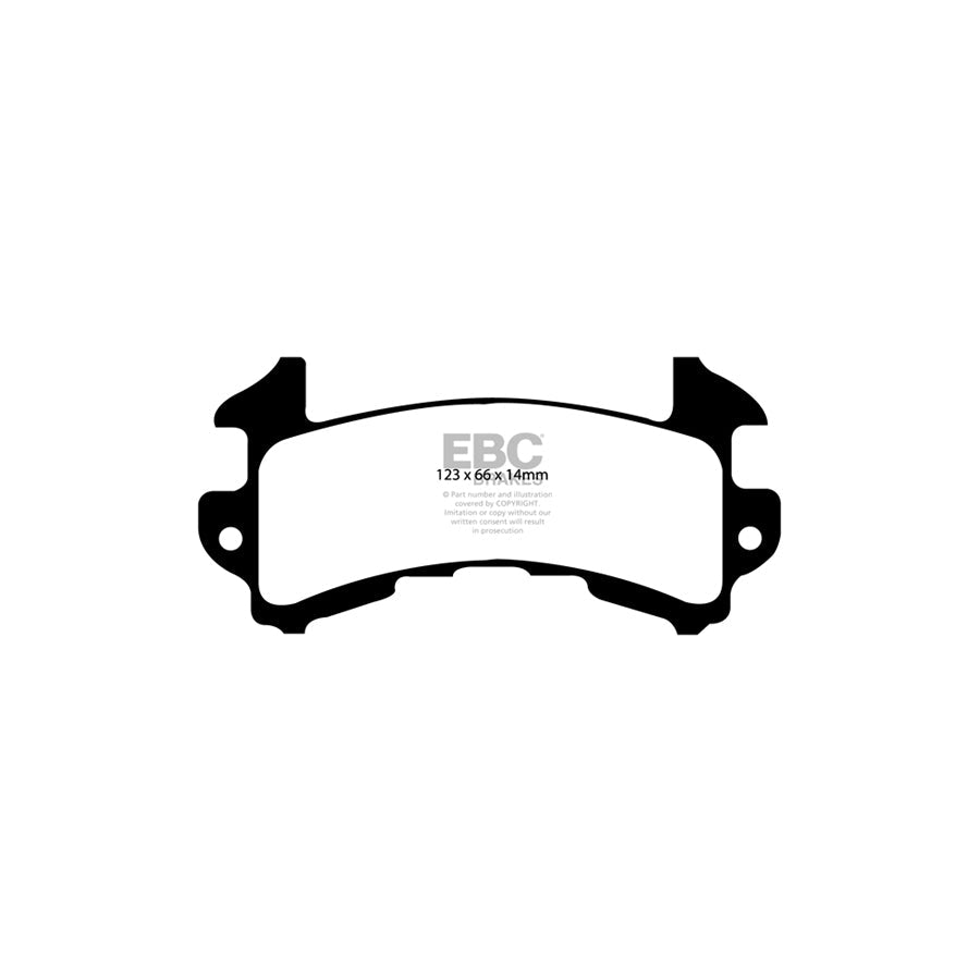 EBC PD13KR137 Chevrolet Pontiac Yellowstuff Rear Brake Pad & GD Disc Kit (Inc. Camaro & Firebird) 2 | ML Performance UK Car Parts