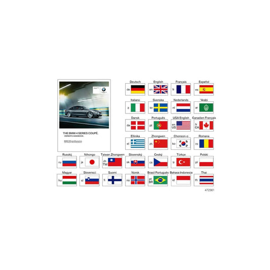 Genuine BMW 01402963983 Owner's Manual For F32 ENUS (Inc. 430iX, 435iX & 440i)