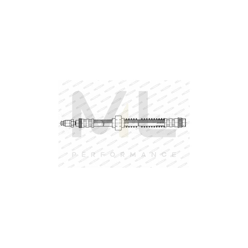 Ferodo FHY2078 Brake Hose for Peugeot 605 Saloon 560Mm, M 10X1