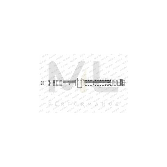 Ferodo FHY2078 Brake Hose for Peugeot 605 Saloon 560Mm, M 10X1