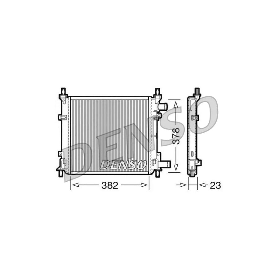 DENSO DRM10060 Engine Radiator for Ford Ka
